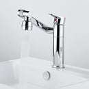DecorBites™ Antique Bronze Bathroom Sink Faucet Hot Cold Water Mixer Deck Mounted