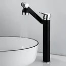 DecorBites™ Antique Bronze Bathroom Sink Faucet Hot Cold Water Mixer Deck Mounted