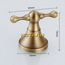 DecorBites™ Antique Bronze Brass Wall Hooks & Racks for Clothes, Towels, Coats & Robes