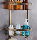 DecorBites™ Antique Bronze Carved Aluminum Bathroom Accessories Set: Towel Rack, Paper Holder, Hooks