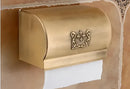 DecorBites™ Antique Bronze Carved Aluminum Bathroom Accessories Set: Towel Rack, Paper Holder, Hooks