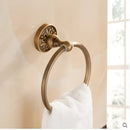 Antique bronze floral bathroom accessories set – bathroom hardware