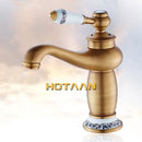 DecorBites™ Antique Bronze Single Handle Basin Faucet