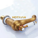 DecorBites™ Antique Bronze Single Handle Basin Faucet