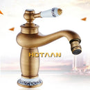 DecorBites™ Antique Bronze Single Handle Basin Faucet