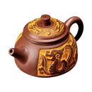 DecorBites™ Antique Bronze Teapot Set Mine Purple Mud Yixing 300ml&550ml Tea Pot