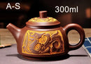 DecorBites™ Antique Bronze Teapot Set Mine Purple Mud Yixing 300ml&550ml Tea Pot