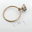 DecorBites™ Antique Bronze Towel Ring – Solid Brass Wall Mounted Holder for Bathroom