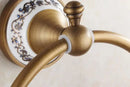 DecorBites™ Antique Bronze Towel Ring – Solid Brass Wall Mounted Holder for Bathroom