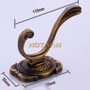 DecorBites™ Antique Bronze Wall Hooks & Racks for Towels, Coats, and Robes