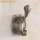 DecorBites™ Antique Bronze Wall Hooks & Racks for Towels, Coats, and Robes