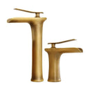 DecorBites™ Antique Bronze Waterfall Bathroom Faucet with Hot & Cold Mixer Tap