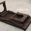 DecorBites™ Antique Chinese Style Solid Wood Foldable Table for Hanfu Shoots & Tea Cooking