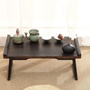 DecorBites™ Antique Chinese Style Solid Wood Foldable Table for Hanfu Shoots & Tea Cooking