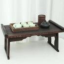 DecorBites™ Antique Chinese Style Solid Wood Table for Hanfu Shoots & Tea Time
