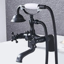 DecorBites™ Antique Chrome Bathtub Shower Mixer Faucet Tap Set for Bathroom