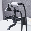 DecorBites™ Antique Chrome Bathtub Shower Mixer Faucet Tap Set for Bathroom