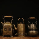 DecorBites™ Antique Collection: Charcoal Fire Stoves, Warm Wine Pots, Copper Teapots & Home Decor