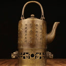 DecorBites™ Antique Collection: Charcoal Fire Stoves, Warm Wine Pots, Copper Teapots & Home Decor