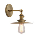 DecorBites™ Antique Finish 1-Light Industrial Wall Sconce with 7.87" Canopy and ON/Off Button