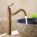 DecorBites™ Antique Finish Brass Basin Faucet for Bathroom Vanity Sink Mixer