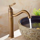 DecorBites™ Antique Finish Brass Basin Faucet for Bathroom Vanity Sink Mixer