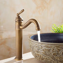 DecorBites™ Antique Finish Brass Basin Faucet for Bathroom Vanity Sink Mixer