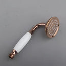 DecorBites™ Antique Gold Handheld Shower Head with Holder and Plumbing Hose