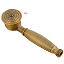 DecorBites™ Antique Gold Handheld Shower Head with Holder and Plumbing Hose
