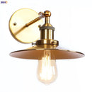 DecorBites™ Antique Gold Rustic Wall Lamps Bathroom Stair Mirror Light Loft Decor Industrial