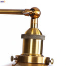 DecorBites™ Antique Gold Rustic Wall Lamps Bathroom Stair Mirror Light Loft Decor Industrial