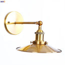 DecorBites™ Antique Gold Rustic Wall Lamps Bathroom Stair Mirror Light Loft Decor Industrial