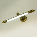 Antique golden ornate led mirror lamp bedroom bronze vanity light