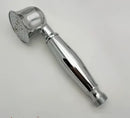 Antique brass & matte black antique handheld shower head bathroom set