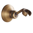 Antique brass & matte black antique handheld shower head bathroom set