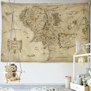 DecorBites™ Antique Pirate Treasure Map Tapestry Wall Hanging Hippie Boho Decor