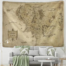 DecorBites™ Antique Pirate Treasure Map Tapestry Wall Hanging Hippie Boho Decor