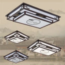 DecorBites™ Antique Style Solid Wood Led Ceiling Light for Living Room Bedroom & Study
