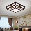 DecorBites™ Antique Style Solid Wood Led Ceiling Light for Living Room Bedroom & Study