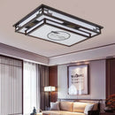 DecorBites™ Antique Style Solid Wood Led Ceiling Light for Living Room Bedroom & Study