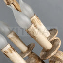 DecorBites™ Antique Wood Chandelier | Retro Solid Wood Carving Lamp for Bedroom and Dining Room