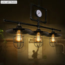 Black Metal Pendant Lamp 3-Head