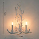 Decorbites antler pendant chandelier golden 6 light living room lamp