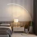 Modern black rgb arc floor lamp for living room led lighting