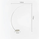DecorBites™ Arc LED Floor Lamp with Remote Control - Nordic Minimalist Design