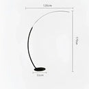 DecorBites™ Arc LED Floor Lamp with Remote Control - Nordic Minimalist Design