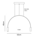 DecorBites™ Arc Pendant Light Chandelier - LED Suspension Lamp for Kitchen Island