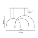 DecorBites™ Arc Pendant Light Chandelier - LED Suspension Lamp for Kitchen Island