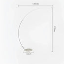 DecorBites™ Arc Shape LED Floor Lamp with Remote Control for Modern Living Room Decor