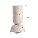 DecorBites™ Archway Shape Travertine Sculpture Figurine Statue for Home Decor